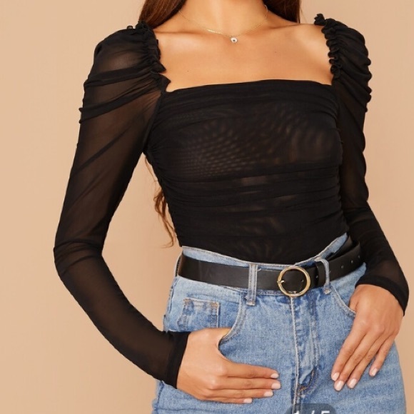 SHEIN mesh long sleeve - Picture 2 of 2